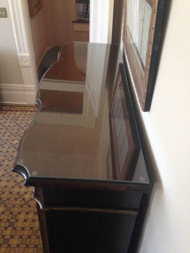 Gendusa Glass Works Custom Furniture Glass Top