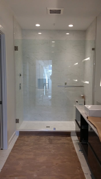 Gendusa Glass Works Frameless Glass Shower Door